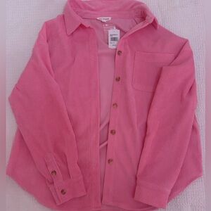 Dry Goods Pink Button Up Long Sleeve With Pockets Women’s Size Small